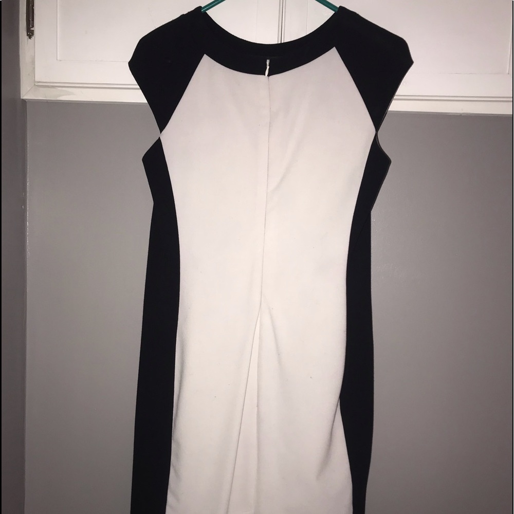 Black and white dress
